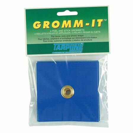 ZIP-UP Peel & Stick Tarp Grommet, 4PK TPI-106